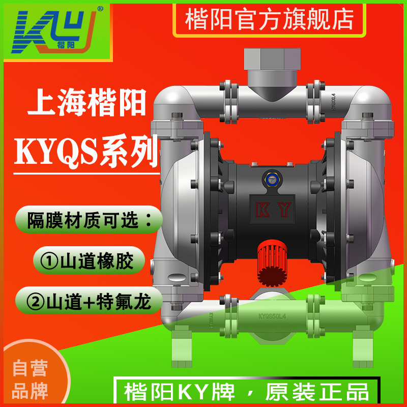 KYQS65L4不銹鋼304氣動(dòng)隔膜泵3