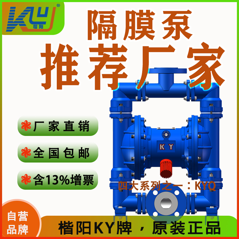 KYQ40LC鑄鋼內(nèi)襯氟氣動隔膜泵1